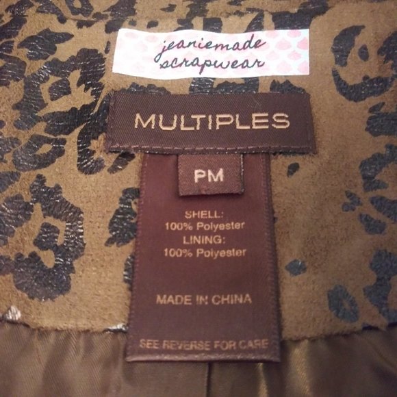 1721 Size PM Multiples Upcycled Tunic Jacket - Picture 9 of 9